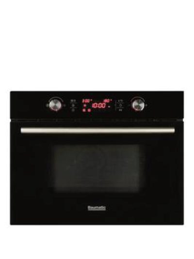 Baumatic Bmc460Bgl 46 Cm High Compact Combination Microwave Oven - Black Baumatic Bmc460Bgl 46 Cm High Compact Combination Microwave Oven - Black